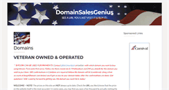 Desktop Screenshot of domainsalesgenius.com