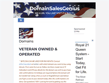 Tablet Screenshot of domainsalesgenius.com